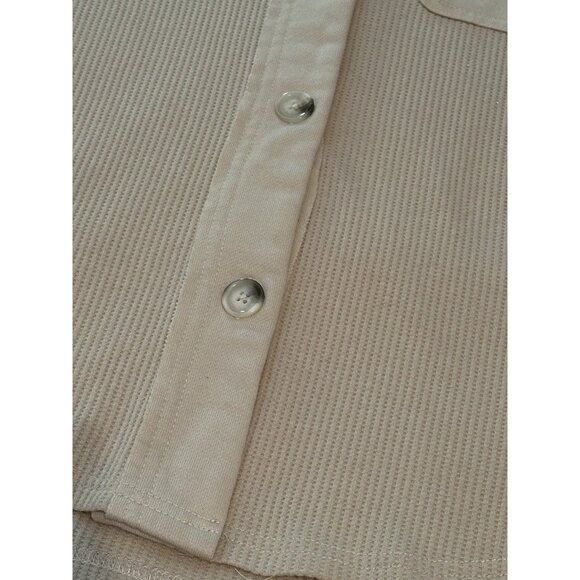 English Factory Women’s Sweater Long Sleeve Beige / Tan Size M - Picture 6 of 12